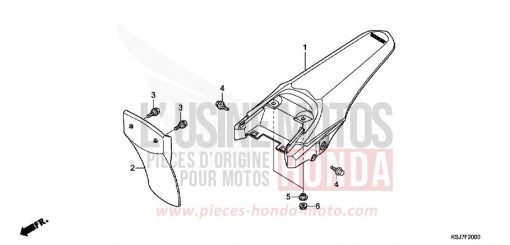 REAR FENDER CRF100FC de 2012
